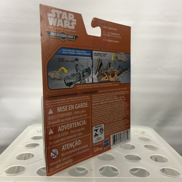 Star Wars Micro Machines Speeder Chase Rey Jakku Landspeeder Transporter MOC - Picture 6 of 10